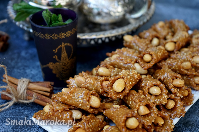 moroccan cookie, ciasteczka marokańskie, sezamowe, halwa marocaine