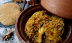 tagine marokańskie, przepis na tagine, kuchnia marokańska, tagine z kurczakiem i cebulą, smaki maroka, przepisy marokańskie blog