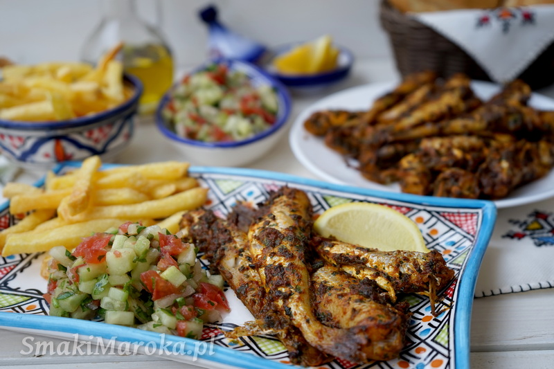 witlinek przepis, ryba po marokańsku, marynta chermoula, kuchnia marokańska, kuchnia arabska, ryba po marokańsku 