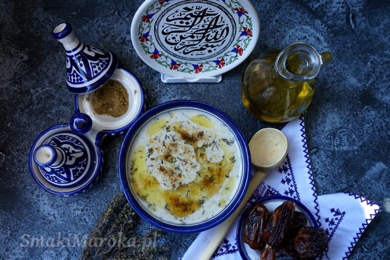 hssoua belboula, white moroccan soup, zupa z kaszą jęczmienną, zupa marokańska przepis, ramadan przepisy, kuchnia marokańska, arabska zupa, zupa mleczna 