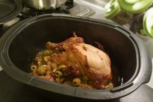 Kurczak z oliwkami w wykonaniu Magdy
