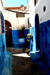 Wąska uliczka, Oudaja, Rabat    
