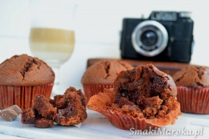 Wilgotne muffiny mocno czekoladowe
