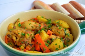 Ziemniaki z marchewką po marokańsku (z szybkowaru)